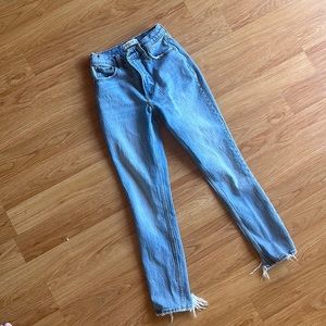 Abercrombie skinny Hugh Rise jeans. 25R.